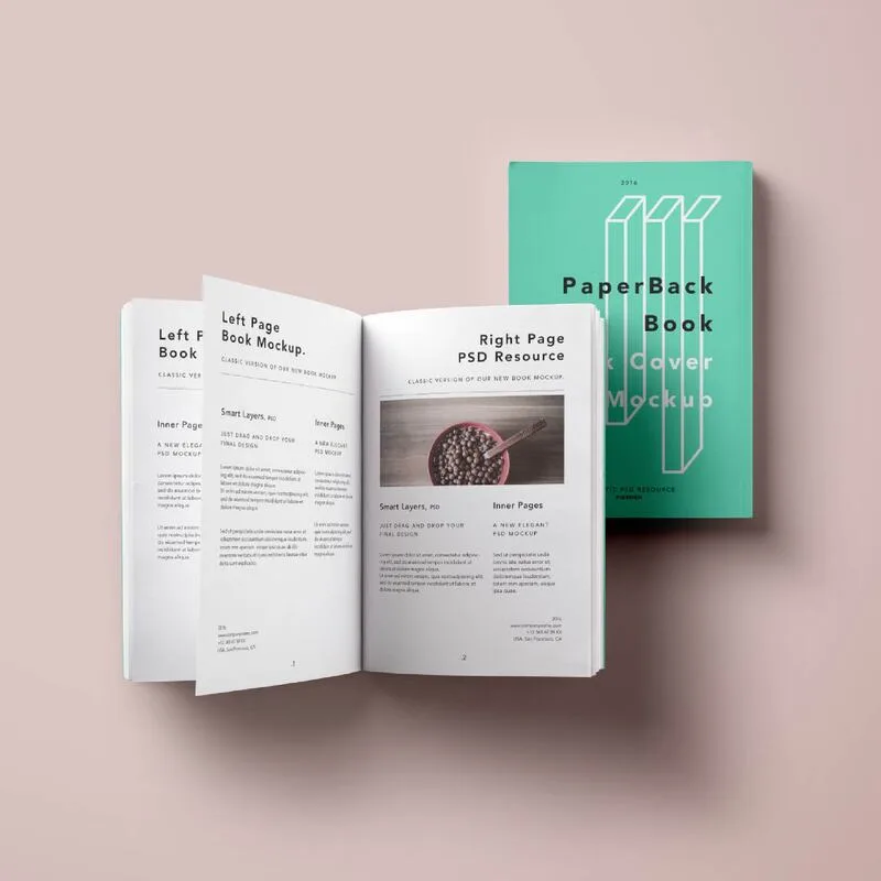 Softcover Book Perfect Binding