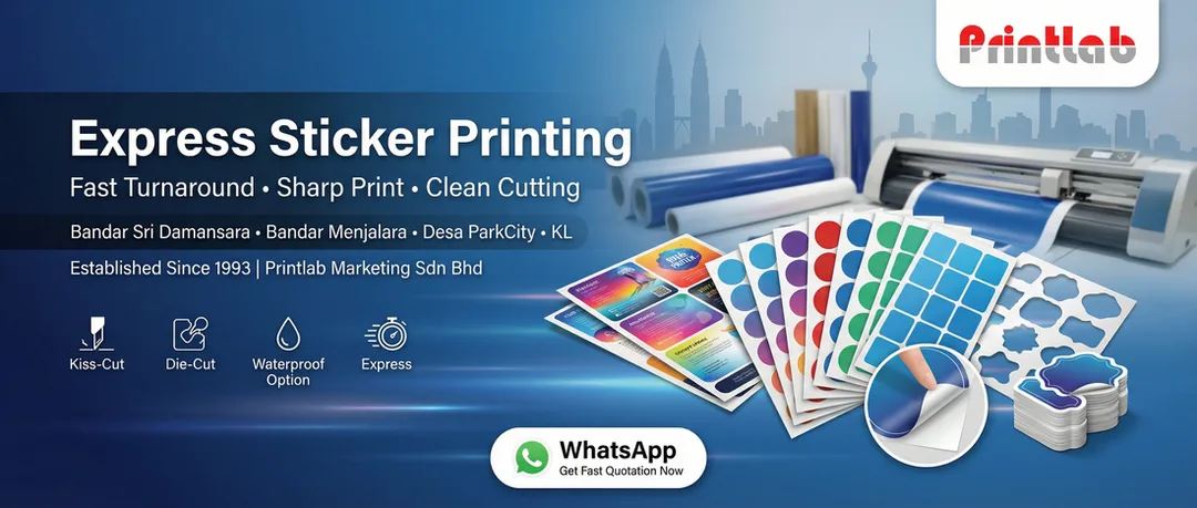 KL Print Express Sticker Sri Damansara