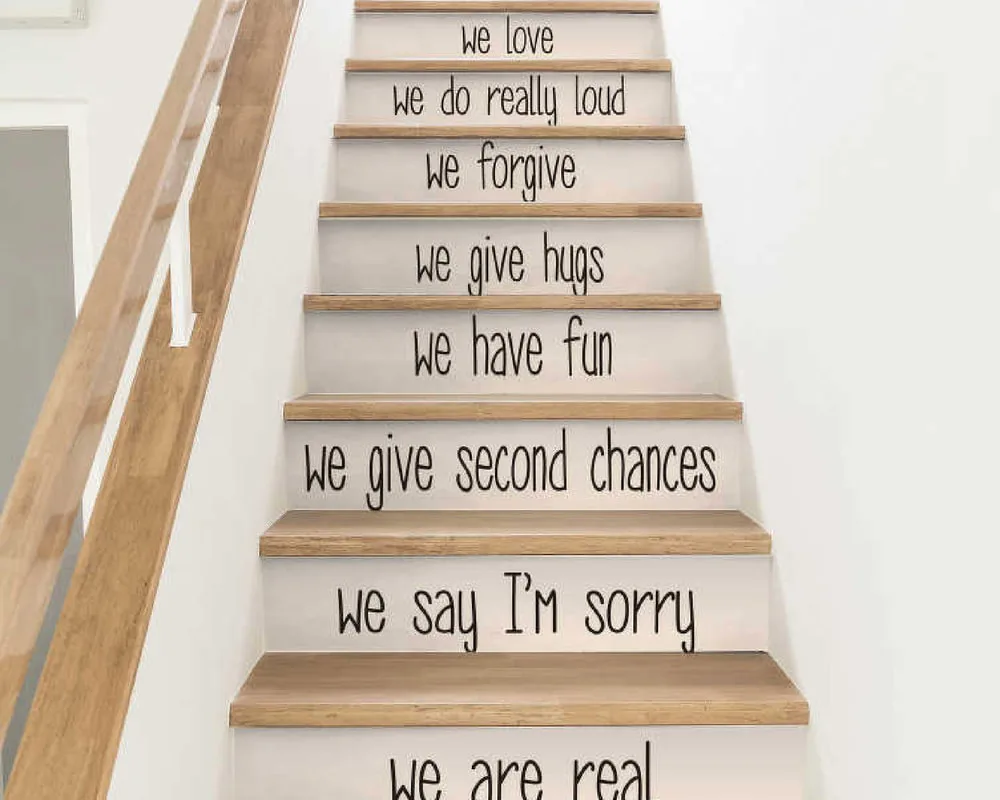 Stair Sticker Printing, Cetak Sticker Tangga