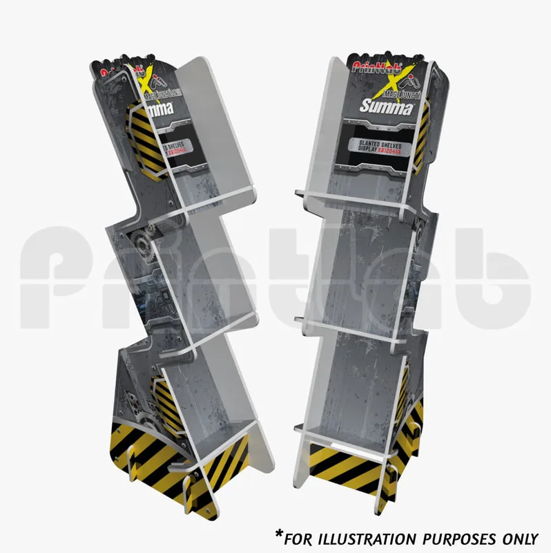 Brochure Floor Display Shelf Printing in Malaysia