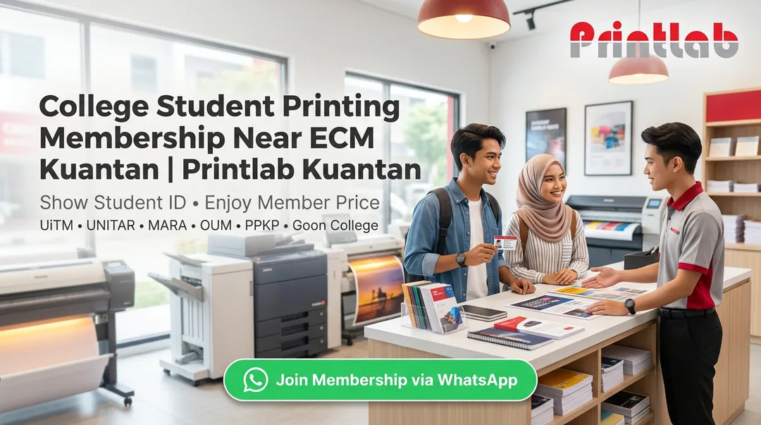 Student Price Printing Kuantan UiTM UNITAR MARA OUM PPKP Goon College