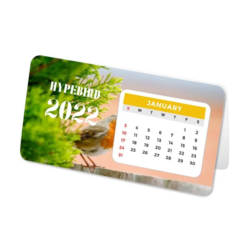 Table Calendar Card Slot