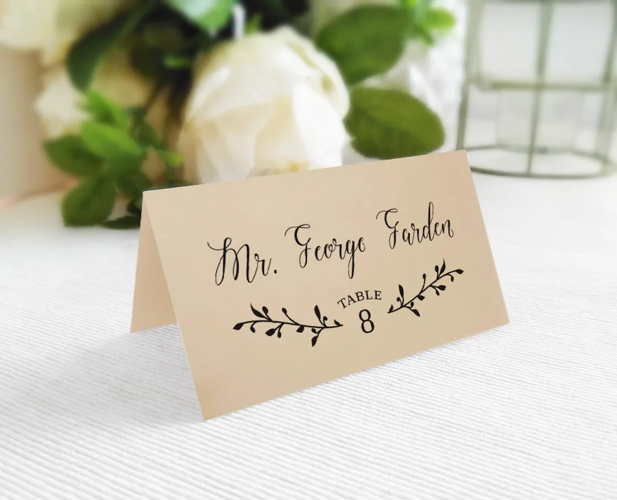 Tent Card Name Plate Printing in Malaysia