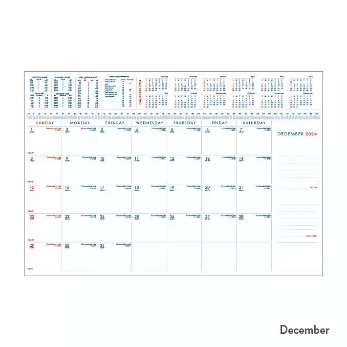 Table Planner December
