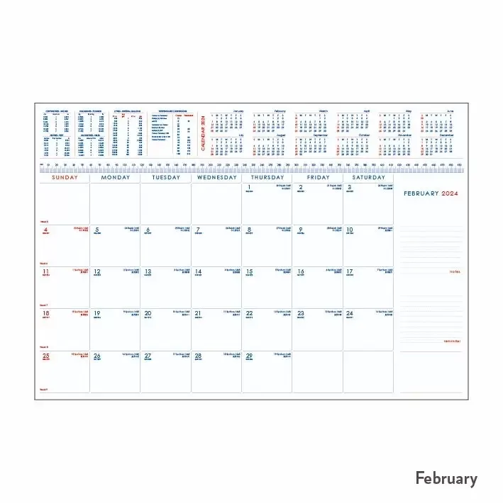 Table Planner February