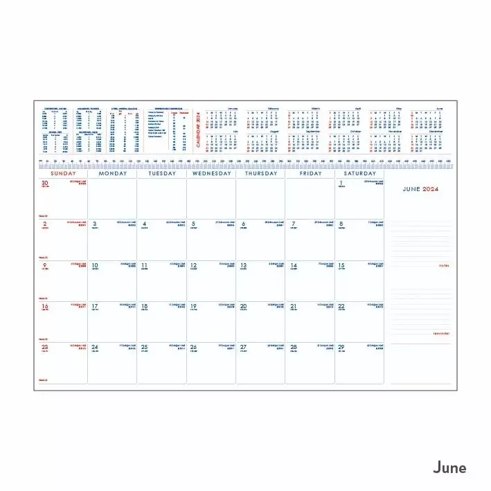 Table Planner June