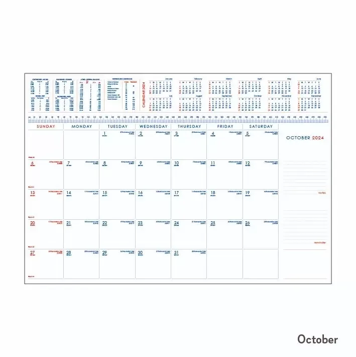 Table Planner October