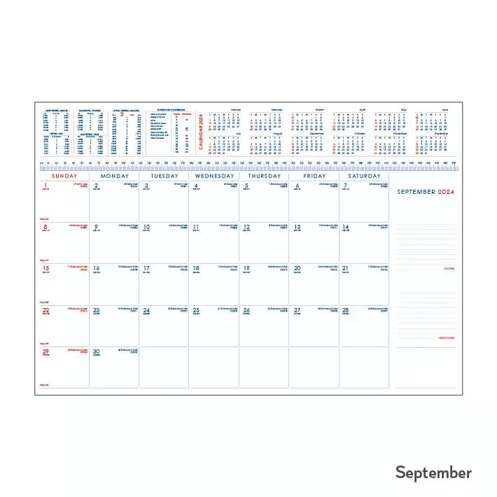 Table Planner September