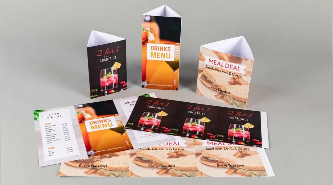 CUSTOM SHAPE & SIZE TENT CARD