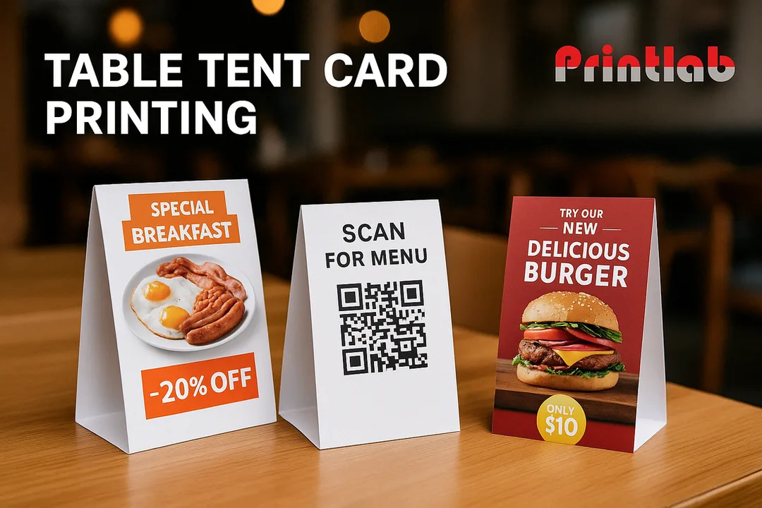 Table Tent Card Printing Malaysia  Restaurant Promo Display Cards Printlab