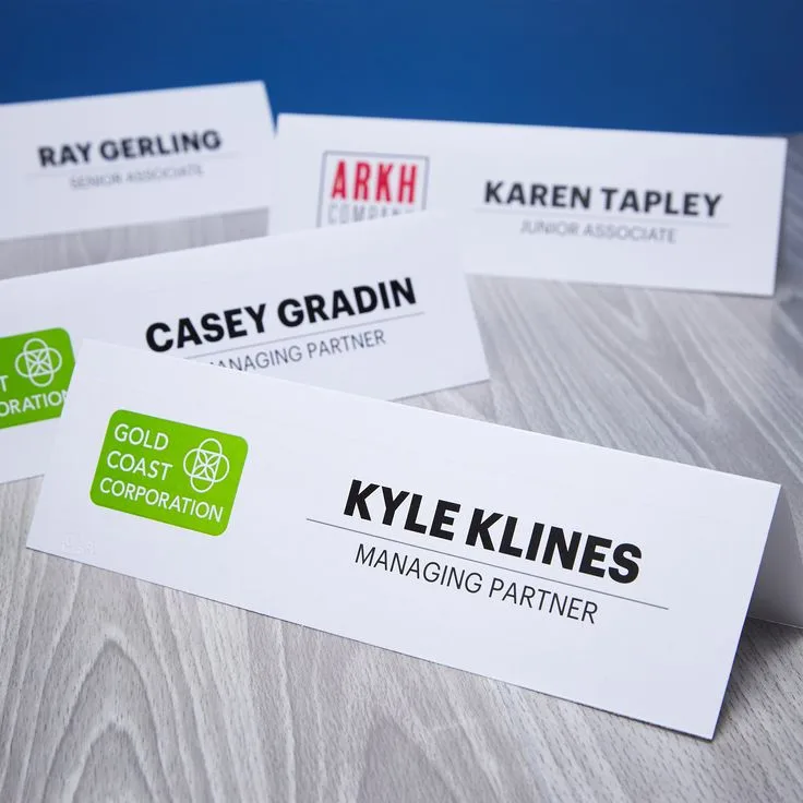 Tent Card Name Plate Printing in Malaysia