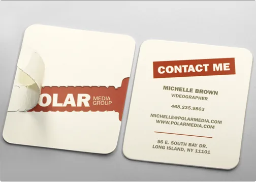 tear off card