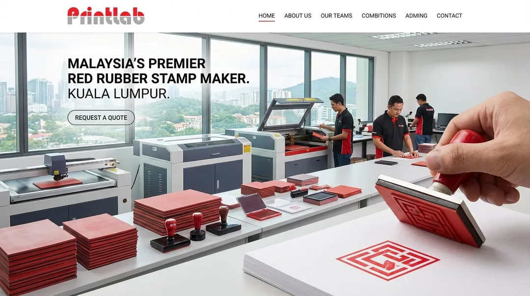 Tempah Chop Getah Merah Di Bandar Sri Damansara
