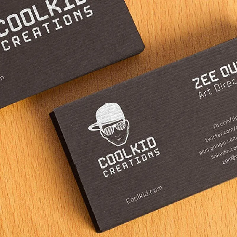 Print Textured Business Card