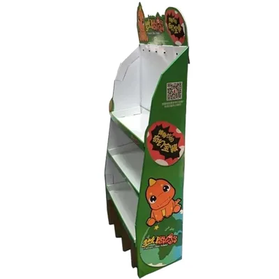 Cardboard Promotion Shelf, Floor Product Display Stand, Product Display Standee Rack, Point of Sales Display Rack, Pop Floor Display Stand, Point of Purchase Display,