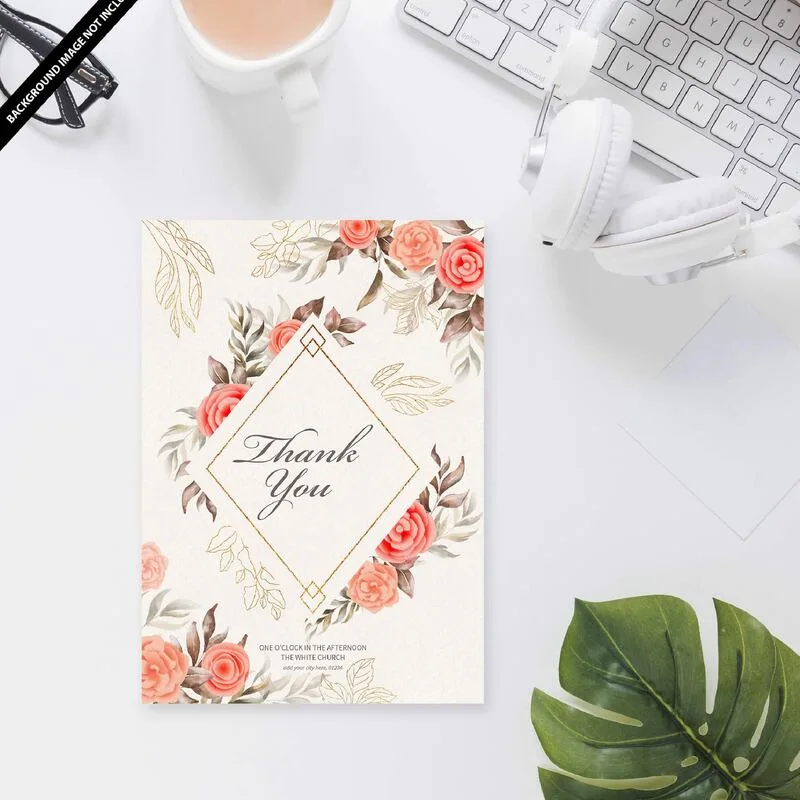 A5 Size Thank You Card Printing