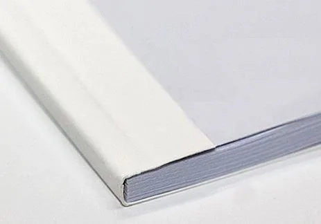 Professional perfect bound report book with clear transparent plastic PVC cover printing in KL PJ