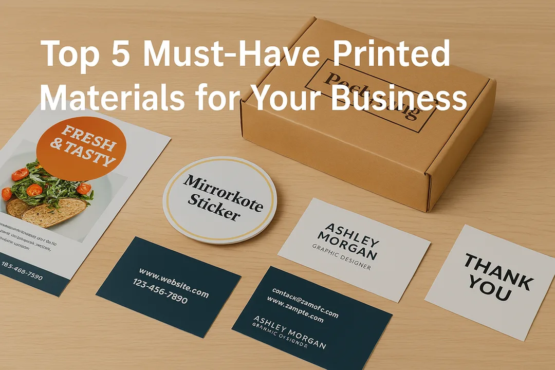 Top 5 Must-Have Printed Materials for Your Business