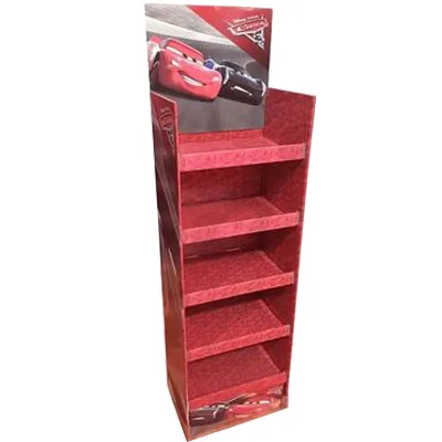 Cardboard Promotion Shelf, Floor Product Display Stand, Product Display Standee Rack, Point of Sales Display Rack, Pop Floor Display Stand, Point of Purchase Display,