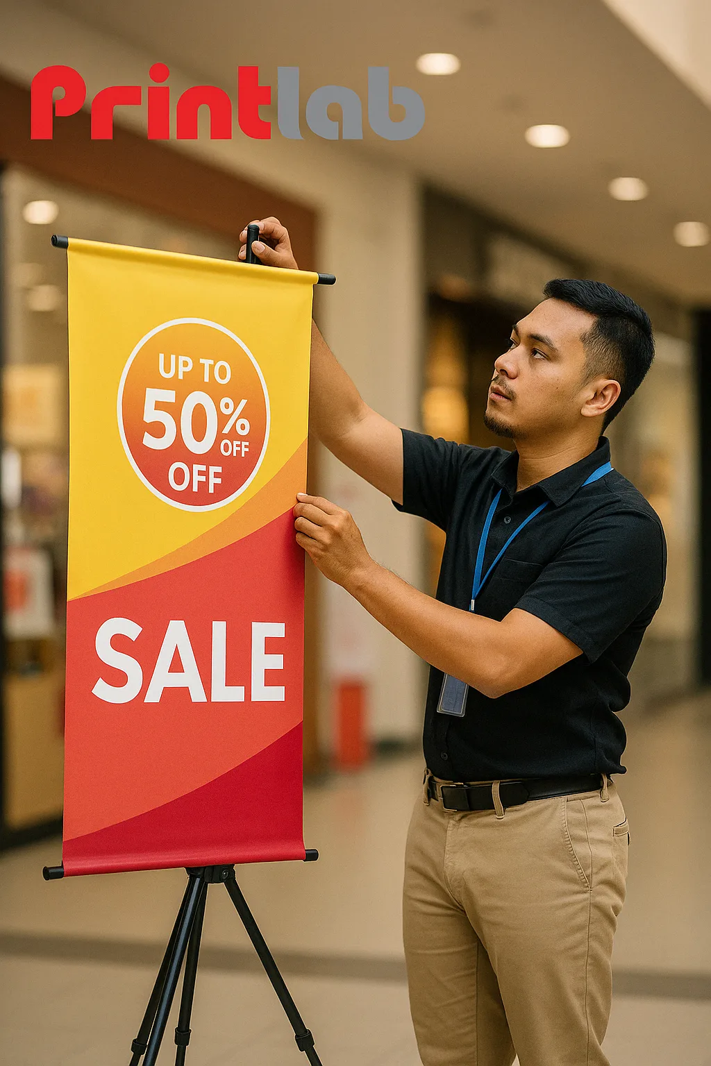 Tripod Stand Banner T-Stand Bunting Printing Malaysia