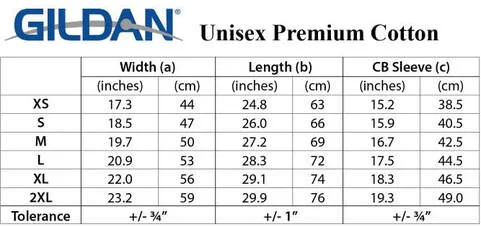 T-Shirt Sizes