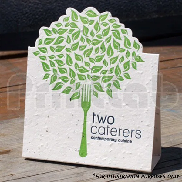 TRIANGLE TENT CARD