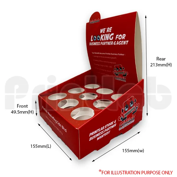 Table Counter Display Box
