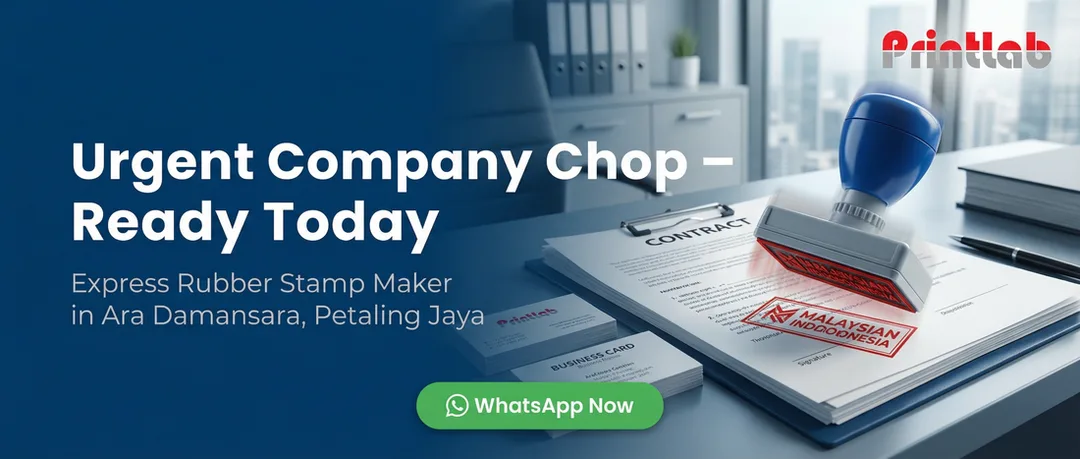 Express Rubber Stamp Maker in Ara Damansara Petaling Jaya – Urgent Company Chop PJ