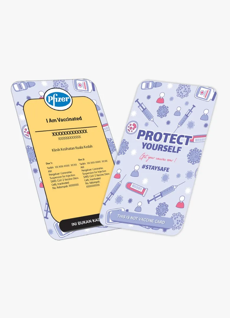Readymade Design Vaccine Card