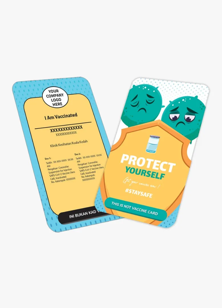 Readymade Design Vaccine Card
