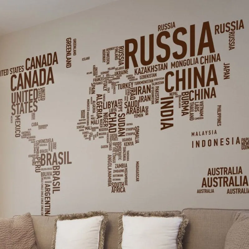 Print Wall Sticker, Wall Paper, Pelekat Kertas Dinding