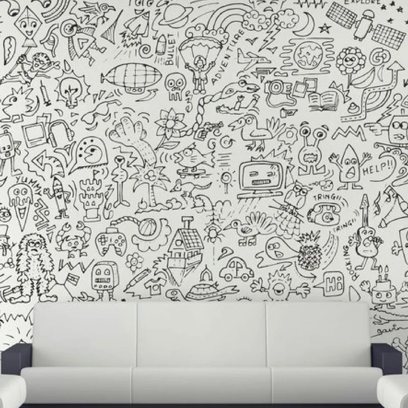 Print Self-Adhesive Vinyl Wallpaper, Self-Adhesive Wall Fabric Wallpaper, Wallpaper With Wallpaper Paste