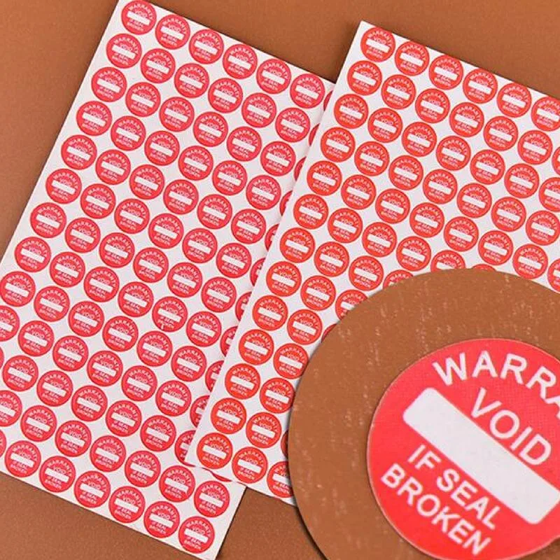 Void Sticker Square, Round, Or Custom Shaped
