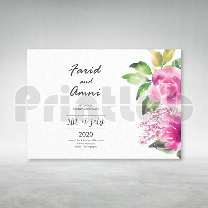 Special Material Invitation Card
