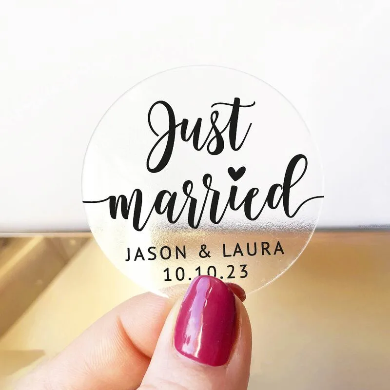 Print Wedding Sticker For Various Purposes