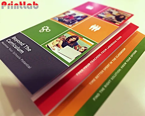 Booklet With Stepped Pages Index Tab