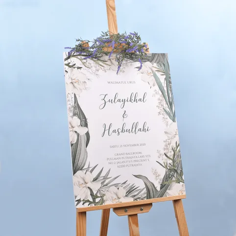 Welcome Board and Portable Stand