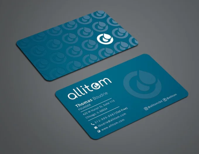 Spot UV Business Card Full Colour print