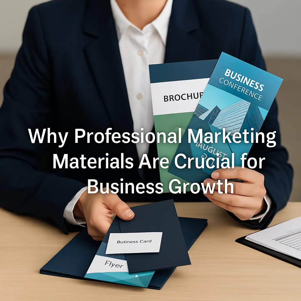 Why Professional Marketing Materials Are Crucial for Business Growth