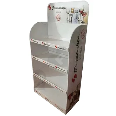 Cardboard Promotion Shelf, Floor Product Display Stand, Product Display Standee Rack, Point of Sales Display Rack, Pop Floor Display Stand, Point of Purchase Display,