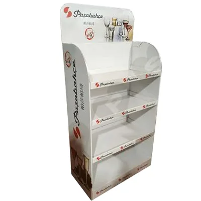 Cardboard Promotion Shelf, Floor Product Display Stand, Product Display Standee Rack, Point of Sales Display Rack, Pop Floor Display Stand, Point of Purchase Display,
