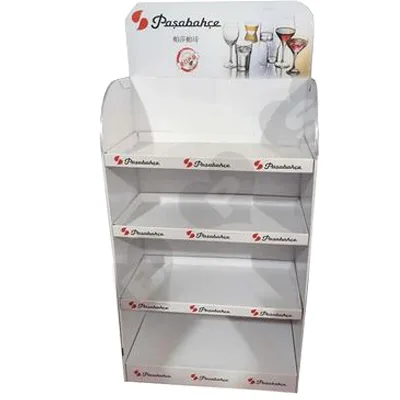 Cardboard Promotion Shelf, Floor Product Display Stand, Product Display Standee Rack, Point of Sales Display Rack, Pop Floor Display Stand, Point of Purchase Display,